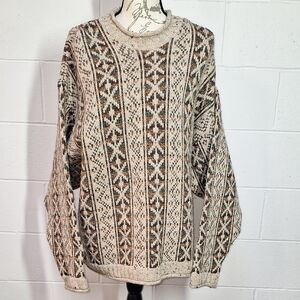 Men's Patterned Rollneck Sweater